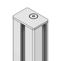 60-070-5 MODULAR SOLUTIONS 32MM X 45MM ALUMUNUM END CAP